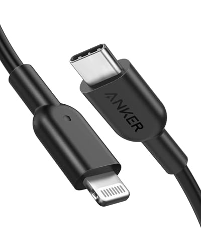 Anker PowerLine II USB-C & ライトニングケーブル MFi認証 USB PD対応 急速充電 iPhone 14 / 13 / 12 / SE(第3世代) 各種対応 (3.0m ブラック) 画像1