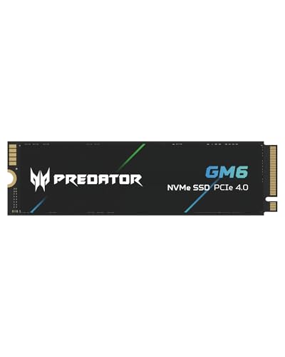 Acer Predator M.2 SSD 2TB GM6 NVMe2.0 2280 PCIe Gen4×4 超高速(最大読み取り：7200MB/s、最大書き込み：6200MB/s) 内蔵SSD 高耐久 3D NAND PS5動作確認済み メーカー5年保証 画像1