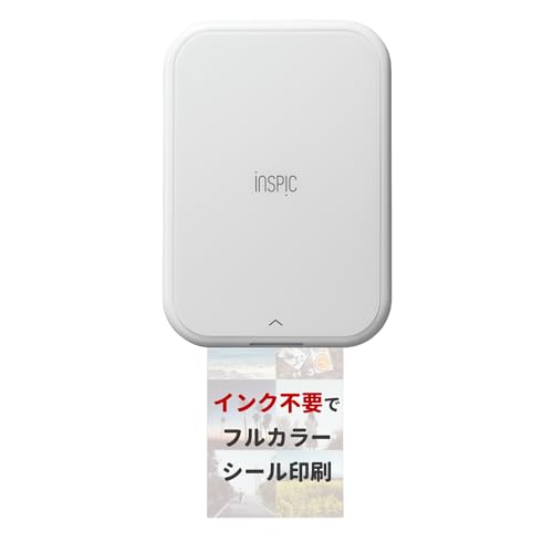 キヤノン Canon スマホ専用ミニフォトプリンター iNSPiC PV-223-WH 写真用 ホワイト フルカラー インク不要 画像1