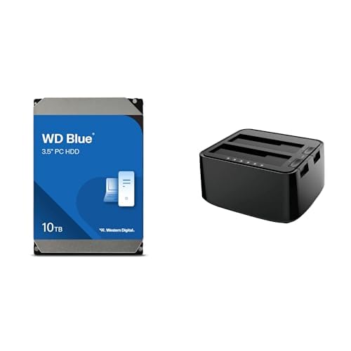 【Amazon.co.jp限定】Western Digital ウエスタンデジタル WD Blue 内蔵 HDD ハードディスク 12TB WD120EAGZ-AJP エコパッケージ【国内正規取扱代理店】+ 玄人志向 SSD/HDDスタンド エラースキップ/クローン機能つき KURO-DACHI/CLONE/CRU3 画像1