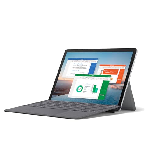 Microsoft Surface Go2 / 10.5インチ タブレットPC/CPU:Pentium Gold 4425Y / メモリ:4GB / ストレージ:64GB / Win11 / MS Office 2024 / サーフィス サーフェス ゴー/Webカメラ(顔認証対応) / タイプカバーセット/PC King (整備済み品) 1枚目 画像