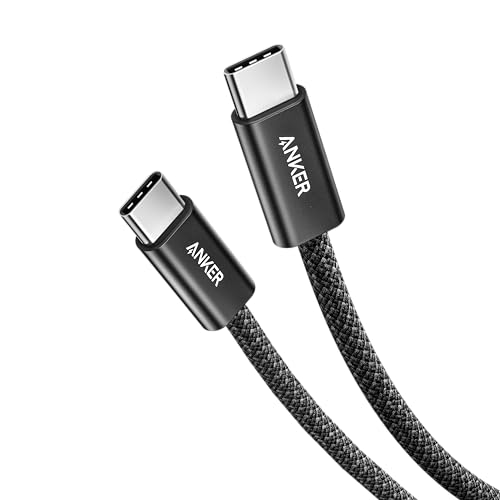 Anker Zolo USB-C & USB-C ケーブル (240W, 高耐久ナイロン) 1.0m ブラック USB PD対応 高耐久ナイロン素材採用 iPhone 16 / 15 / Galaxy iPad Pro MacBook Pro/Air 各種対応 画像1