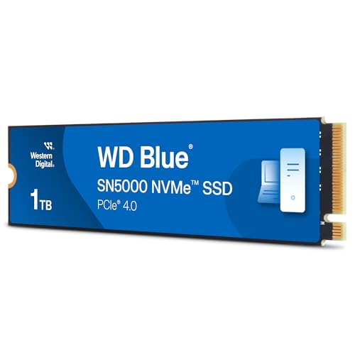 Western Digital ウエスタンデジタル 内蔵SSD 1TB WD Blue SN5000 (読取り最大 5,150MB/秒) M.2-2280 NVMe WDS100T4B0E-EC 【国内正規代理店品】 画像1