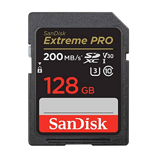 【 サンディスク 正規品 】 SDカード 128GB SDXC Class10 UHS-I V30 読取最大200MB/s SanDisk Extreme PRO SDSDXXD-128G-GHJIN 新パッケージ 画像1
