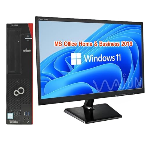【整備済み品】富士通 デスクトップPC D587/D588/22型液晶セット/Core i5-8400/Win11 Pro/MS Office H&B 2019/wajunのwifi/Bluetooth/DVD/8GB/256GB SSD 画像1