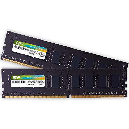 シリコンパワー デスクトップPC用 メモリ DDR4 3200 PC4-25600 16GB x 2枚 (32GB) 288Pin 1.2V CL22 SP032GBLFU320F22 画像1