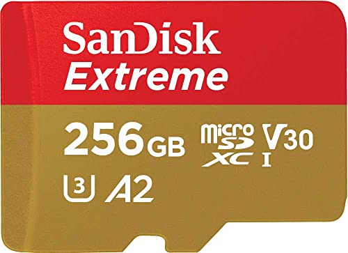 【 サンディスク 正規品 】 SanDisk microSD カード 256GB UHS-I U3 V30 書込最大130MB/s Full HD & 4K アクションカメラ Extreme SDSQXAV-256G-GH3MA 簡易デザインパッケージ 無期限保証 画像1
