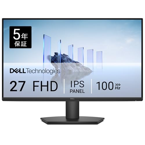 【Amazon.co.jp限定】Dell SE2725HM-A 27インチ モニター(5年保証/FHD/IPS,非光沢/HDMI1.4x1,VGAx1/傾き調整) 画像1