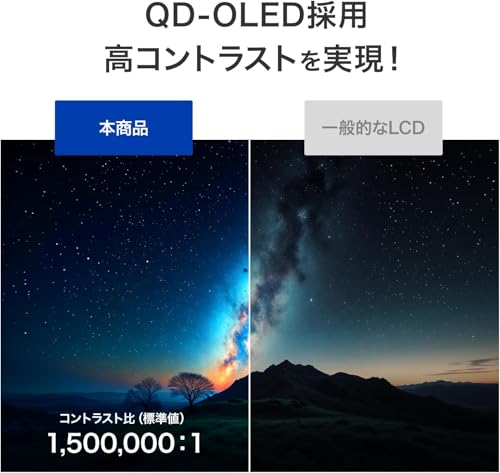 IODATA ゲーミングモニター 27インチ GigaCrysta QD-OLED 有機EL WQHD 280Hz 0.03ms HDR対応 広色域 焼き付き 無輝点保証 EX-GDQ271UEL + ERGOTRON エルゴトロン LX デスク モニターアーム マットブラック 45-241-224 最後 画像