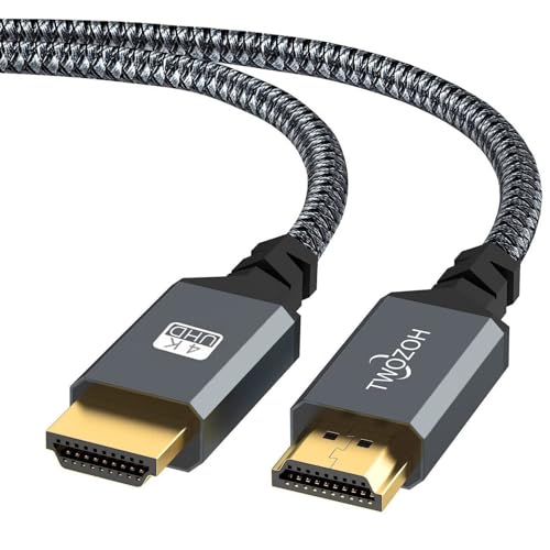 HDMI ケーブル 5M, Twozoh HDMI 2.0 4K/60Hz 2160p 1080p 3D HDCP 2.2 ARC 規格, 編組ナイロン, Nintendo Switch、PS5、PS3、PS4、PC、プロジェクター、HDTV, Xboxなど適用, 高速イーサネット対応 画像1