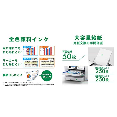 エプソン プリンター A3ノビ対応ビジネスインクジェットカラー複合機 FAX PX-M6011F コンパクト 2段カセットモデル 中間 画像
