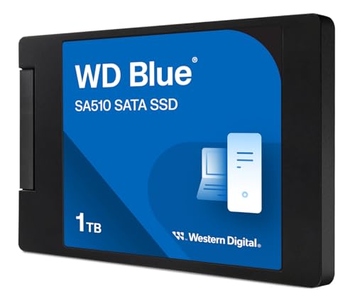 ウエスタンデジタル(Western Digital) WD Blue SATA SSD 内蔵 1TB 2.5インチ (読取り最大 560MB/s 書込み最大 520MB/s) PC メーカー保証5年 WDS100T3B0A-EC SA510 【国内正規取扱代理店】 画像1