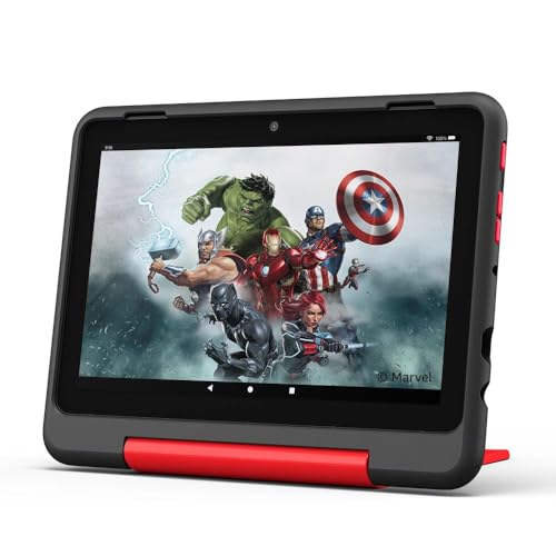 New Amazon Fire HD 8 キッズプロ (8インチ) マーベルアベンジャーズ / 3GB RAM 対象年齢6歳から | 数千点のキッズコンテンツが1年間使い放題【保護フィルム付き】 1枚目 画像