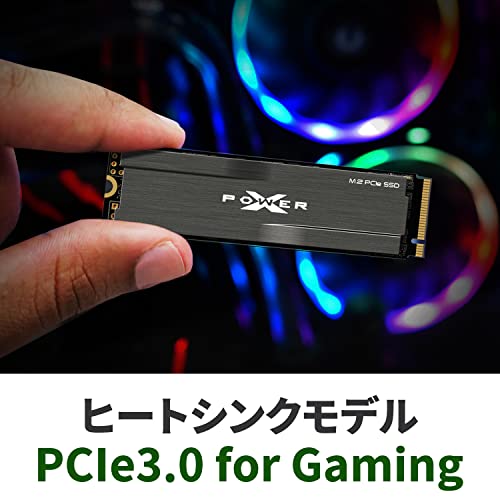 SP Silicon Power シリコンパワー SSD 2TB 3D NAND M.2 2280 PCIe3.0×4 NVMe1.3 最大読込3400MB/s XD80シリーズ 5年保証 SP002TBP34XD8005 最後 画像
