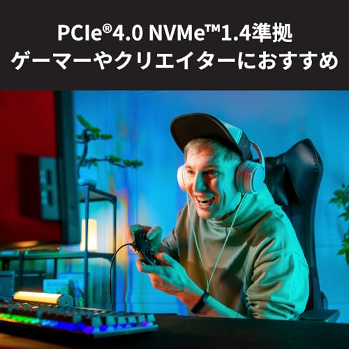 キオクシア KIOXIA 内蔵 SSD 1TB NVMe M.2 Type 2280 PCIe Gen 4.0×4 (最大読込: 5,000MB/s) 国産BiCS FLASH TLC搭載 国内正規代理店5年保証 EXCERIA PLUS G3 SSD-CK1.0N4PLG3N【国内正規代理店保証品】 中間 画像