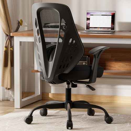 GTPLAYER オフィスチェア 椅子 メッシュ 疲れない ゲーミングチェア リクライニング 高さ調節 幅広い座面 クッション 通気性 キャスター付き 【非再生ウレタン】 座り心地良い ハイバック 日本人向け CH335-Black デスクチェア テレワーク/事務/勉強/仕事/ゲーム 画像1