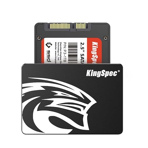 KingSpec SSD SATAIII 6Gb/s 2.5インチ内蔵SSD 最大読込：570MB/s (R：570MB/s、W：540MB/s) 3D NAND SATA SSD メーカー保証3年 (128 gb) 画像1