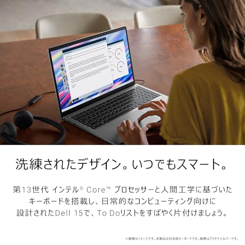 【Amazon.co.jp限定】Dell ノートパソコン Dell 15 DC15250 15.6インチ Intel Core i5-1334U メモリ16GB SSD512GB Office 2024搭載 Windows 11 カーボンブラック 翌営業日対応オンサイト出張修理サービス1年(HDD返却不要サービス) ND65-FWHBBA 最後 画像