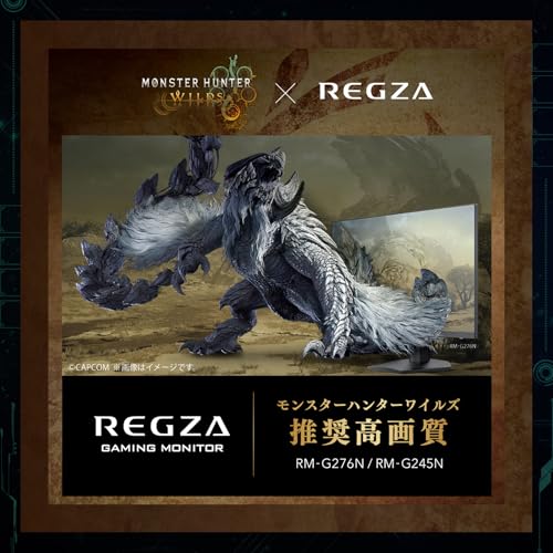 【セット買い】 REGZA ゲーミングモニター 23.8インチ FHD 180Hz 1ms(GTG) HDR10 Fast IPSパネル Adaptive Sync HDMI対応 RM-G245N + エレコム Displayport ケーブル 1.2規格 3m 4K@60Hz DP to DP ナイロンメッシュ 高耐久 音声信号も伝送 21.6Gbps ブラック ECCAC-DP1230BK 最後 画像