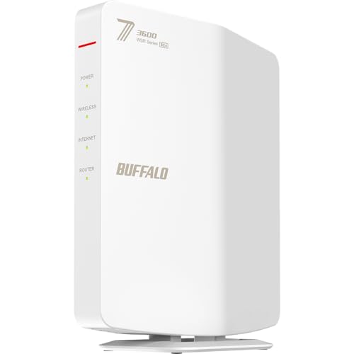 【Amazon.co.jp限定】バッファロー WiFi ルーター 無線 LAN Wi-Fi 7 11be デュアルバンド 2882+688Mbps エコパッケージ 【 iPhone 17 / 17 pro 動作確認済み 】 WSR3600BE4P/NWH 画像1