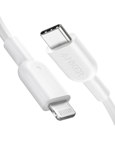 Anker PowerLine II USB-C & ライトニングケーブル MFi認証 USB PD 急速充電 iPhone 14 / 14 Plus / 14 Pro / 14 Pro Max / 13 / SE (第3世代) 各種対応 (1.8m ホワイト) 画像1