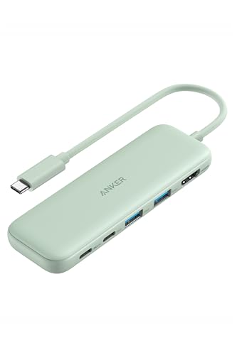 Anker 332 USB-C ハブ (5-in-1) グリーン 100W USB PD対応 4K HDMIポート5Gbps 高速データ転送 USB-C/USB-Aポート搭載 画像1