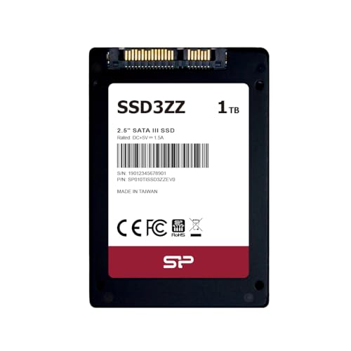 シリコンパワー 1TB SSD エンタープライズグレード 高耐久性 NAS SSD 御勧め 2.5インチ SATA III 6Gb/s ドライブの起動用アイデア 内蔵ソリッドステートドライブ 3年保証 最後 画像