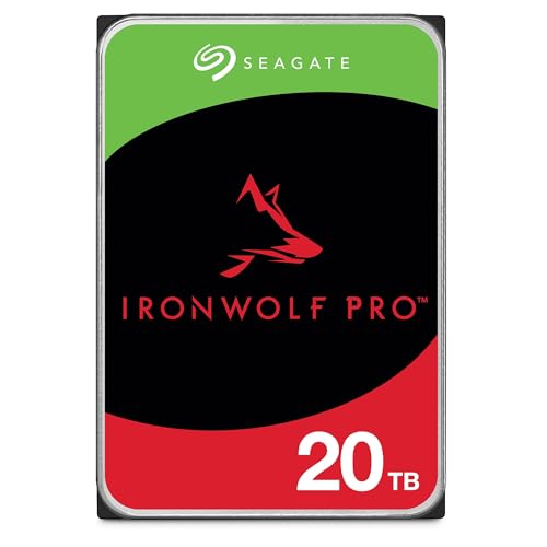 【Amazon.co.jp限定】Seagate 内蔵 HDD ハードディスク 20TB NAS向け 24時間365日 5年保証 データ復旧3年付 CMR IronwolfPro 国内正規代理店品 ST20000NT001/EC 画像1