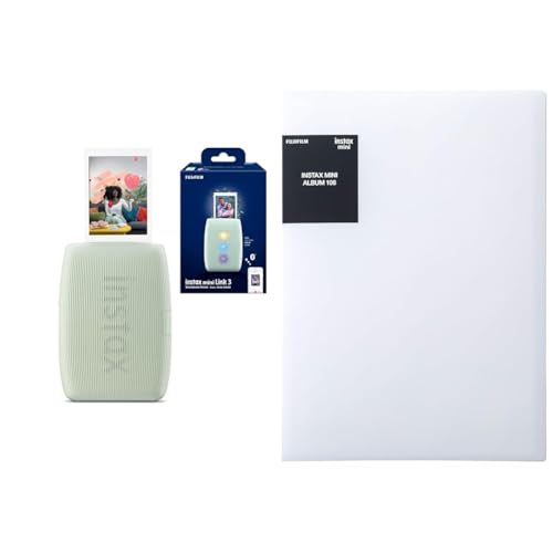 富士フイルム(FUJIFILM) チェキ スマホプリンター instax mini Link3 セージグリーン INS MINI LINK3 S GREEN +アルバム 画像1