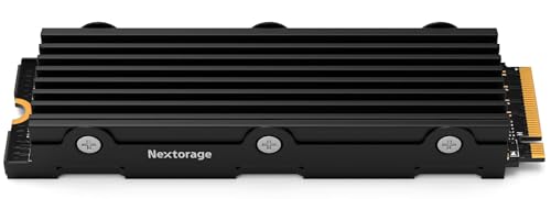 Nextorage 日本メーカー 4TB PS5対応ヒートシンク一体型内蔵SSD 最大転送速度7,200MB/s ヒートシンク搭載 M.2 2280 PCIe4.0 NVMe SSD PS5動作確認済み NEM-PAB4TB ネクストレージ 画像1