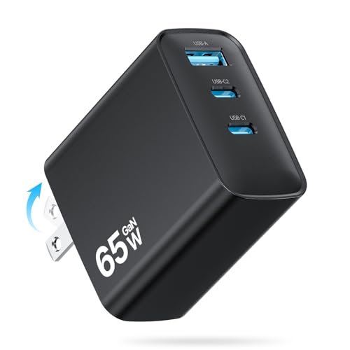 PD 充電器 65w【2025新設計・超軽量・超低温】安全で低温 折りたたみ式プラグ Type C 急速充電器 タイプc USB-C スマホ PSE認証済み 出張・旅行 PD3.0/QC3.0/PPS/SCP規格 MacBook/iPad/iPhone 16/Android その他機器対応 1枚目 画像