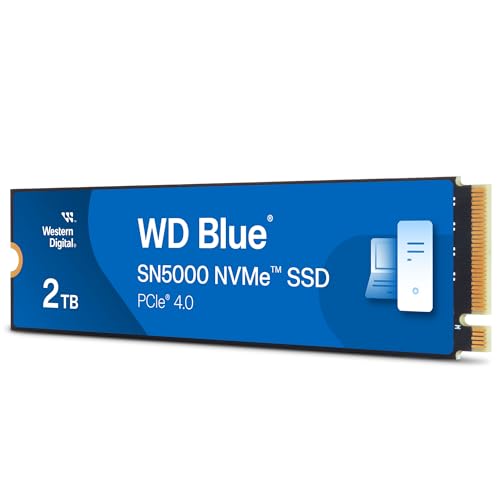 Western Digital ウエスタンデジタル 内蔵SSD 2TB WD Blue SN5000 (読取り最大 5,150MB/秒) M.2-2280 NVMe WDS200T4B0E-EC 【国内正規代理店品】 画像1