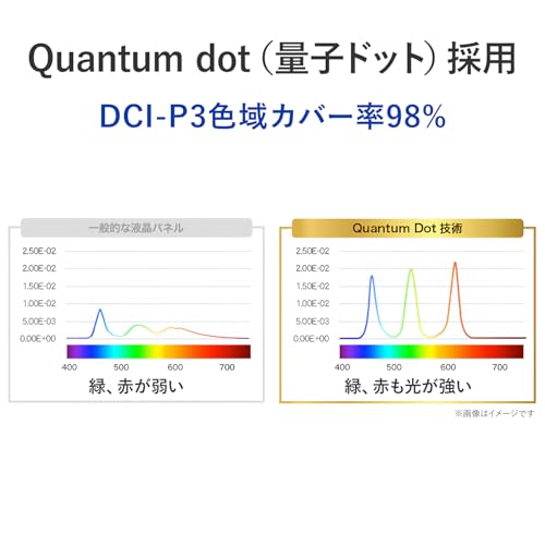 IODATA GigaCrysta MiniLED ゲーミングモニター 27インチ 200Hz 0.9ms WQHD AHVAパネル 非光沢 広色域 ブラック 無輝点保証対応 (量子ドット/HDR1000/HDMI×2/DisplayPort/VESA対応/スピーカー/リモコン/高さ調整/縦横回転/土日サポート/日本メーカー) EX-GDQ271JLAQ 中間 画像