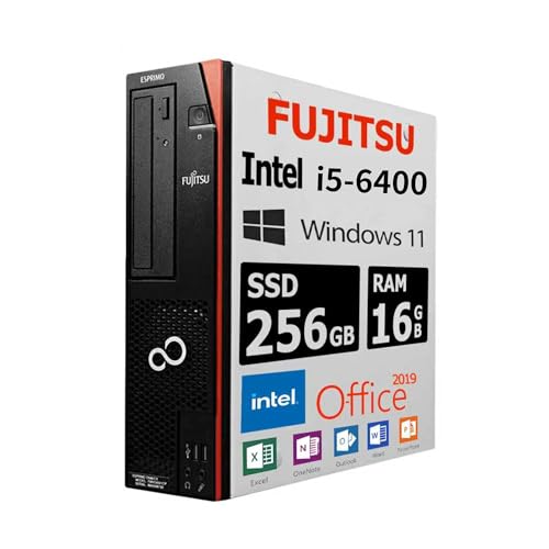【整備済み品】富士通 デスクトップPC D586/第6世代 i5-6400/Win11 Pro/MS Office H&B 2019/wajunのwifi/Bluetooth/DVD/16GB/256GB SSD 画像1