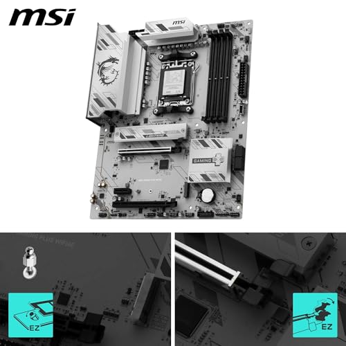 MSI B850 GAMING PLUS WIFI6E ATXゲーミングマザーボード MB6801 中間 画像