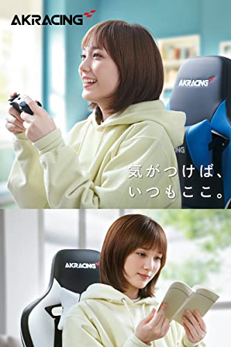 AKRacing ゲーミングチェア デスクチェア 勉強椅子 学習椅子 グレー 灰 Pro-X V2 高耐久PUレザー 180度リクライニング 在宅 リモート 5年保証 中間 画像