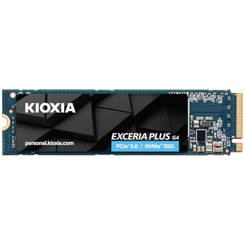 キオクシア KIOXIA 内蔵 SSD 2TB NVMe M.2 Type 2280 PCIe Gen 5.0×4(最大読込: 10,000MB/s) 国産BiCS FLASH TLC搭載 国内正規代理店5年保証 EXCERIA PLUS G4 SSD-CK2.0N5PLG4N【国内正規代理店保証品】 画像1