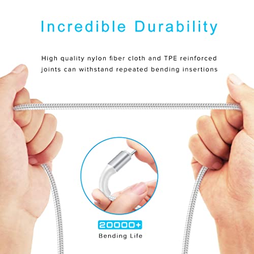 iphone 充電 ケーブル【MFi認証】ライトニング 2M 3本セット 充電器 ケーブル 急速充電 lightning アイホン充電 断線防止 超高耐久 iPhone 13/13 Pro/12/11/X/8/8plus/7/6/ iPad 各種対応 中間 画像