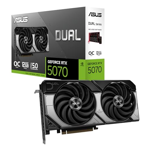 ASUS Dual GeForce RTX 5070 12GB GDDR7 OC Edition ビデオカード DUAL-RTX5070-O12G 国内正規代理店品 画像1