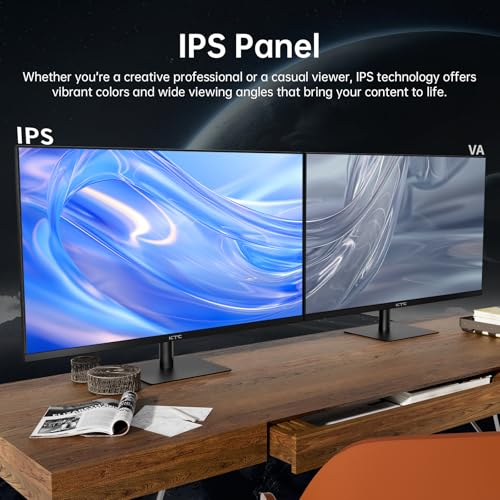 KTC 32 Inch 2K Computer Monitor, IPS 1440p Monitor with Ultra-Thin Bezels, HDR10, Freesync/G-sync, HDMI/DP Ports, Tilt Adjustable, Eyecare, Ideal for Business, Office, and Casual Gaming 中間 画像