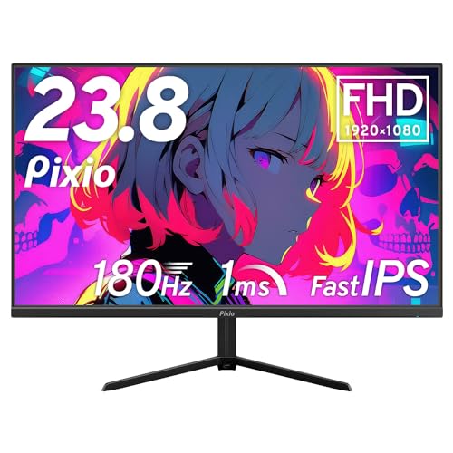 Pixio PX248 Prime Plus Black ゲーミングモニター 23.8インチ 180Hz 黒 ブラック FHD ピクシオ 2年保証 初心者 画像1