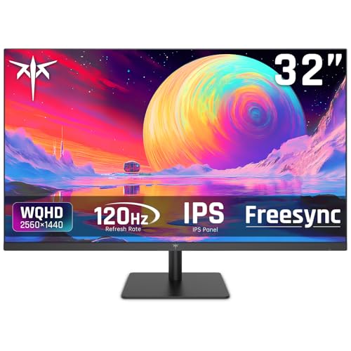 KTC 32 Inch 2K Computer Monitor, IPS 1440p Monitor with Ultra-Thin Bezels, HDR10, Freesync/G-sync, HDMI/DP Ports, Tilt Adjustable, Eyecare, Ideal for Business, Office, and Casual Gaming 画像1