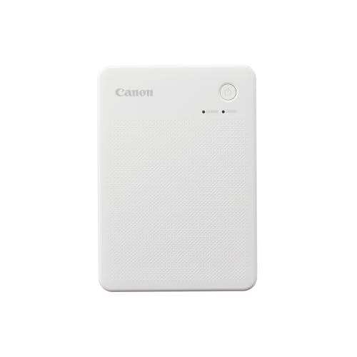 キヤノン Canon スマートフォン用プリンター QX20ホワイト (高耐久/シール紙/コンパクト) 画像1