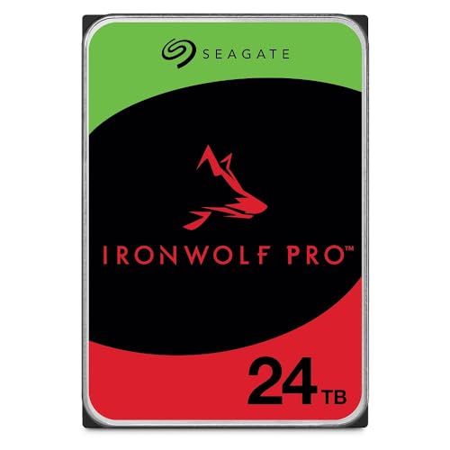 Seagate 内蔵 HDD ハードディスク 24TB NAS向け 24時間365日 5年保証 データ復旧3年付 CMR IronwolfPro 国内正規代理店品 ST24000NT002 画像1