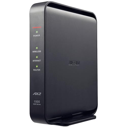 【Amazon.co.jp限定】 バッファロー WiFi ルーター 無線LAN Wi-Fi 6 11ax / 11ac AX1500 1201+300Mbps Easy Mesh 日本メーカー 【 iPhone 16e / 16 / 15 / 14 / Nintendo Switch / PS5 動作確認済み 】 エコパッケージ WSR-1500AX2L/N 1枚目 画像