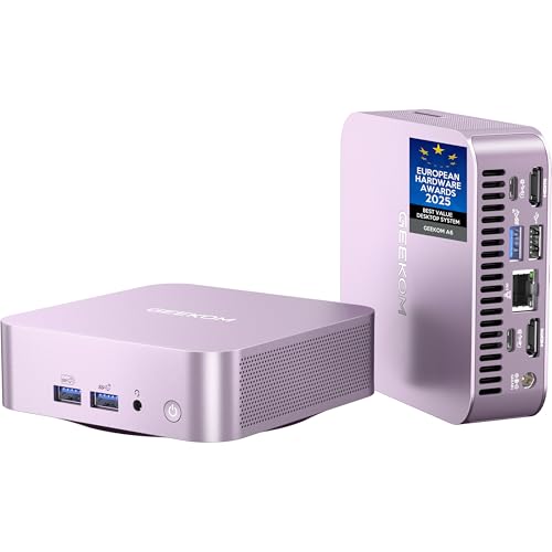 【日本限定】GEEKOM A6 ミニpc【128GB DDR5+6TB SSD（拡張可能）】AMD Ryzen 7 6800H搭載 USB4.0（Oculinkより安定）全金属制 超長寿命 mini pc オフィス/動画編集/ゲーミング対応｜省エネ・高放熱・低騒音｜4画面8K出力｜SDカードスロット｜Win11 Pro｜WiFi 6E・Bluetooth 5.4・2.5GLAN 32GB+1TB 画像1