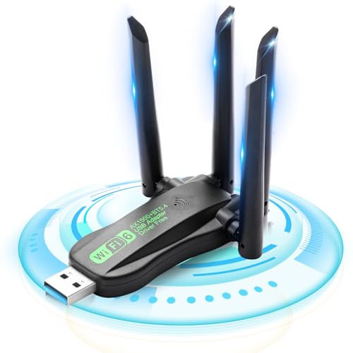 【1500Mbps 三つの機能を一体化】WiFi無線LAN子機 AC1500(1200Mbps+360Mbps)+ブルートゥース5.4です Windows11/10/8.1/8/7 2.4GHz / 5GHzデュアルパンド対応 802.1la/b/g/n/ac/ax無線規格です WiFi USEアダプターwi-fi子機無線lanアダプタ 画像1