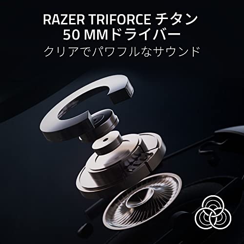 Razer レイザー BlackShark V2 Pro アップグレードモデル ワイヤレスゲーミングヘッドセット HyperSpeed Wireless 2.4GHz Bluetooth HyperClearスーパーワイドバンドマイク ブラックシャーク ブイツー プロ 【日本正規代理店保証品】 中間 画像
