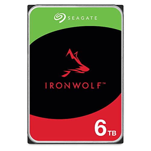 Seagate 内蔵 HDD ハードディスク 6TB NAS向け 24時間365日 3年保証 データ復旧3年付 CMR Ironwolf 国内正規代理店品 ST6000VN006 画像1