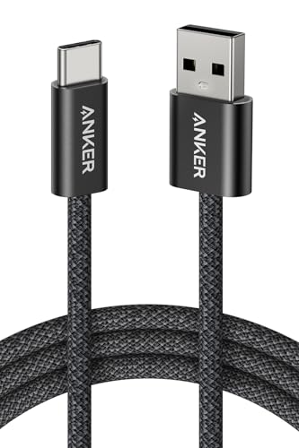 Anker Zolo USB-C & USB-A ケーブル 1.8m ブラック USB-IF認証 高耐久ナイロン素材採用 iPhone 17 / 16 / 15 / Galaxy Google Pixel 各種対応 画像1